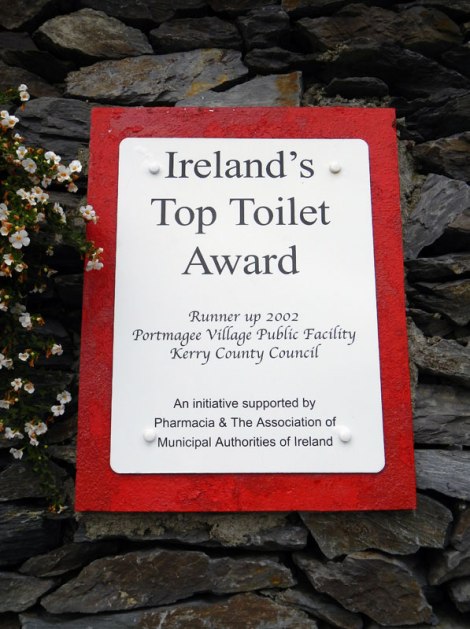 Ring of Kerry's Portmagee 'Top Toilet' award